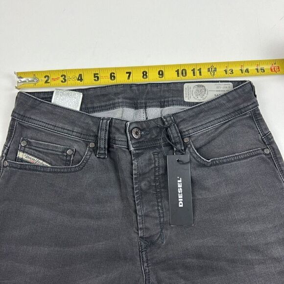 Diesel Safado 27x32 Regular Slim Straight Gray Wash RA468 Jeans Button Fly $208 - Picture 7 of 12